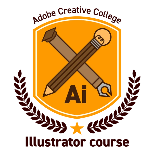 Illustratorコースの校章